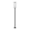 Z-Lite Dunbroch 1 Light Outdoor Post Mounted Fixture, Deep Bronze + Outdoor Brass & Clear 584PHBR-567P-DBZ - alternate 2